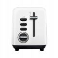 Toster 925W stal nierdzewna biały