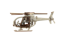 drewniany helikopter do składania