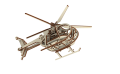 drewniany helikopter do składania
