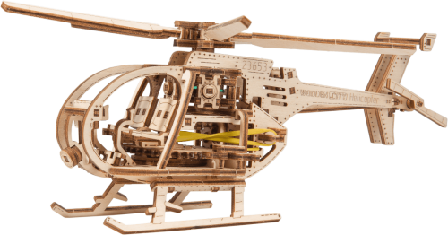 drewniany helikopter do składania