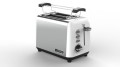 Toster 925W stal nierdzewna biały