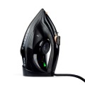 Żelazko parowe stopa ceramiczna 2600 W czarne