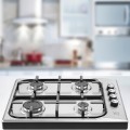 Płyta gazowa wolnostojąca INOX z zabezpieczeniami zapalarka