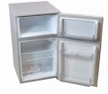 Mała Lodówka z Zamrażarką Podblatowa  85 cm  89L Inox