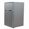 Mała Lodówka z Zamrażarką Podblatowa  85 cm  89L Inox