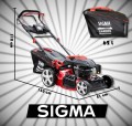 Kosiarka Spalinowa 51 cm 4,35 KM OHV z Napędem, Mulczowaniem i Easy Start – SIGMA GARDEN