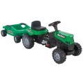Traktor na Pedały dla Dzieci z Przyczepą Zielony XXL 3+