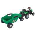 Traktor na Pedały dla Dzieci z Przyczepą Zielony XXL 3+