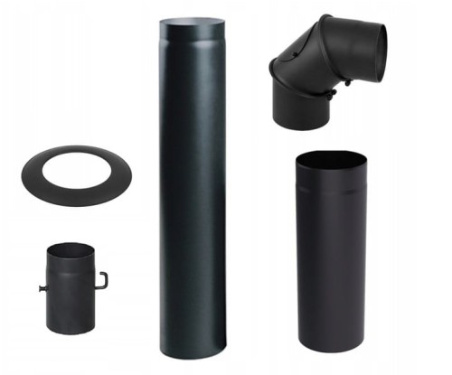 Zestaw przyłączeniowy fi 120 mm do kominka pieca