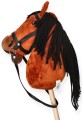 Hobby Horse – Pluszowy Koń na Kiju z Dźwiękiem, Realistyczne Detale, 70 cm, Zabawka dla Dzieci 3+