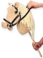 Hobby Horse Konik na Kiju z Dźwiękiem Izabelek Pluszowy 70 cm - Realistyczny Koń do Zabawy
