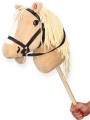 Hobby Horse Konik na Kiju z Dźwiękiem Izabelek Pluszowy 70 cm - Realistyczny Koń do Zabawy