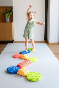 Ścieżka sensoryczna  8 elementów – zestaw do terapii SI, ćwiczeń równowagi i zabawy