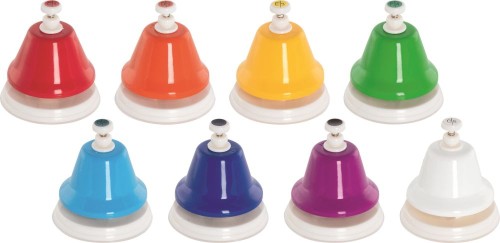 Kolorowe dzwonki na przyciski 8 szt.