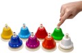 Kolorowe dzwonki na przyciski 8 szt.