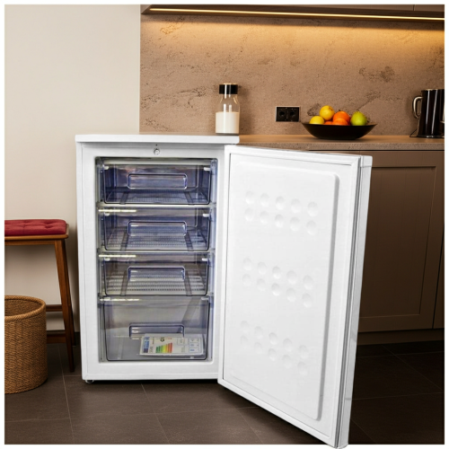 zamrażarka szufladowa 4 szuflady 85l biała