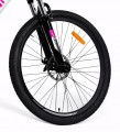 Rower Górski MTB 26 cali Rama Aluminiowa 13 caliHamulce Tarczowe Amortyzator Biało-Różowy (140-155 cm)
