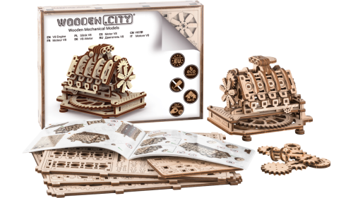 Silnik V8 do składania Wooden City