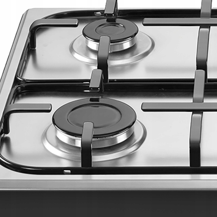 PŁYTA GAZOWA WOLNOSTOJĄCA INOX Z ZABEZPIECZENIEM ZAPALARKA