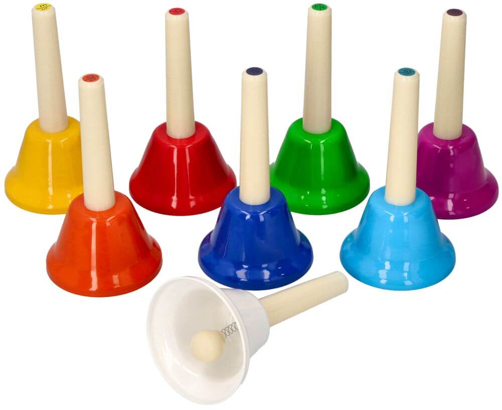 Kolorowe Dzwonki Ręczne Instrument Muzyczny dla Dzieci