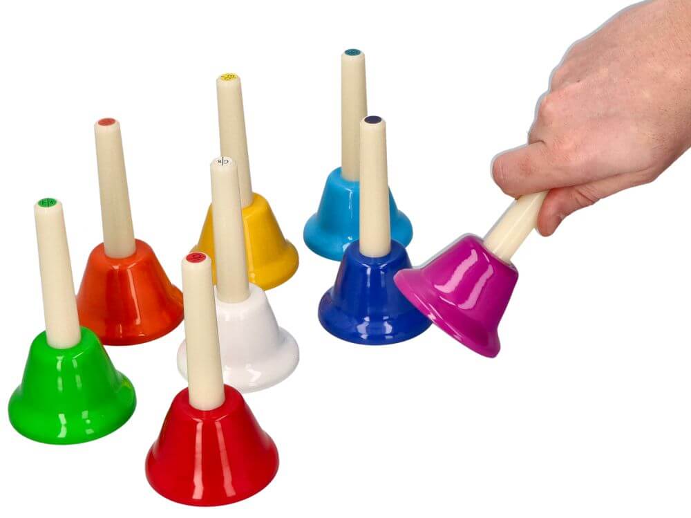 Kolorowe Dzwonki Ręczne Instrument Muzyczny dla Dzieci