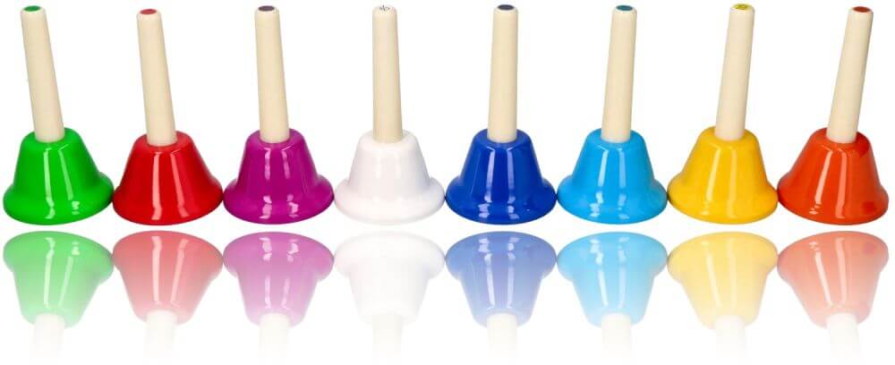 Kolorowe Dzwonki Ręczne Instrument Muzyczny dla Dzieci