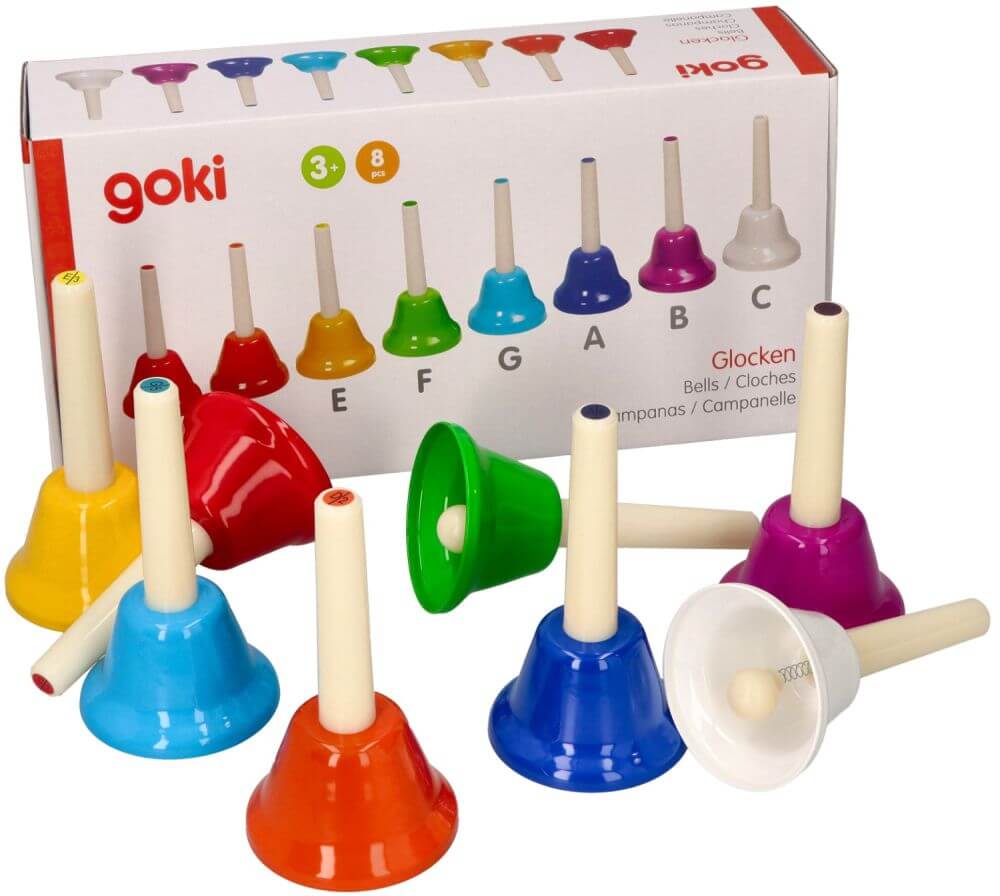 Kolorowe Dzwonki Ręczne Instrument Muzyczny dla Dzieci