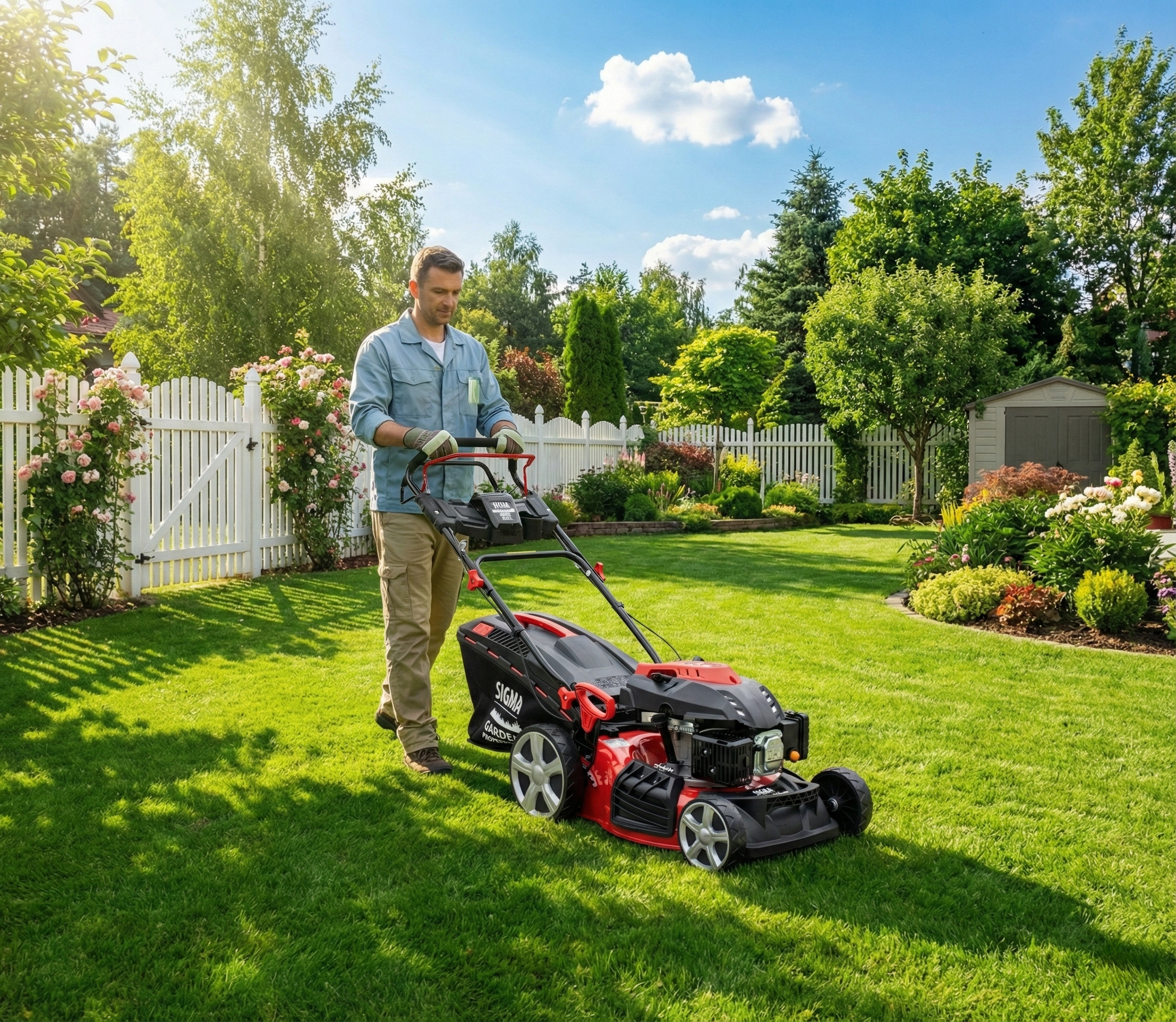 Kosiarka spalinowa z napędem 46 cm kosz 62l silnik OHV