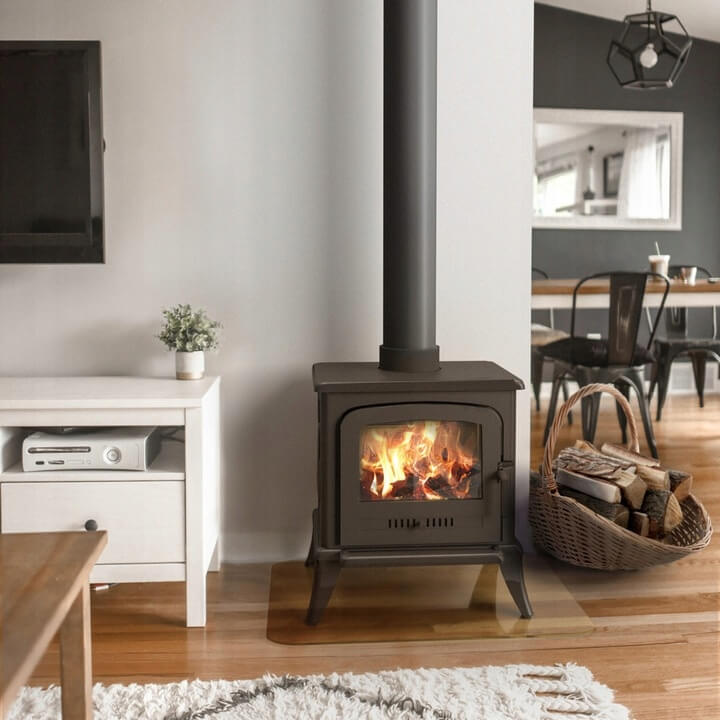 Piec żeliwny wolnostojący kominek koza K7 - 5kW Ecodesign 2022