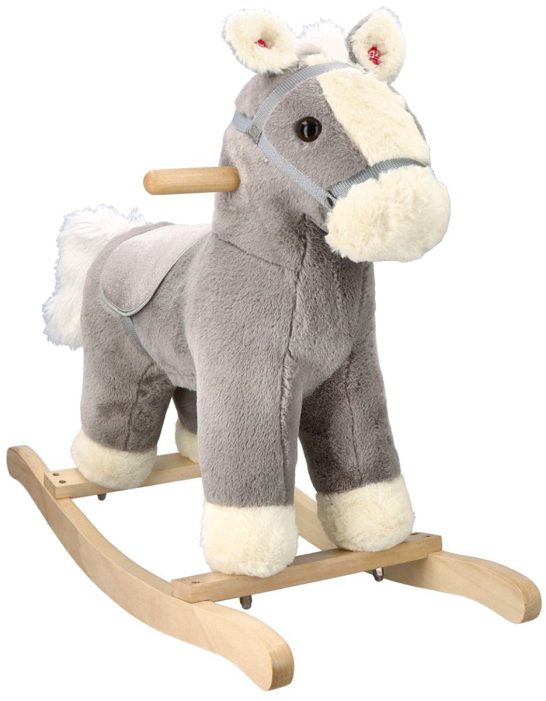 Konik Siwek na biegunach pluszowy interaktywny