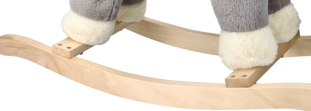 Konik Siwek na biegunach pluszowy interaktywny