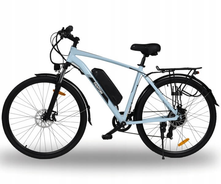 Rower Elektryczny Męski 28" Trekkingowy ze Wspomaganiem Zasięg 60-70 km Shimano