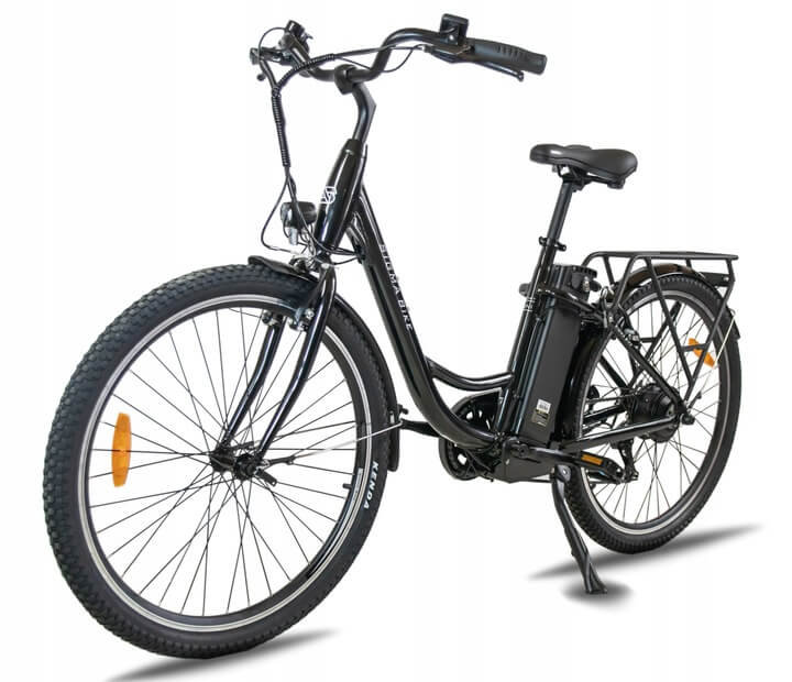 Rower Elektryczny Miejski 26” Damski Męski Shimano LED Rama 18"