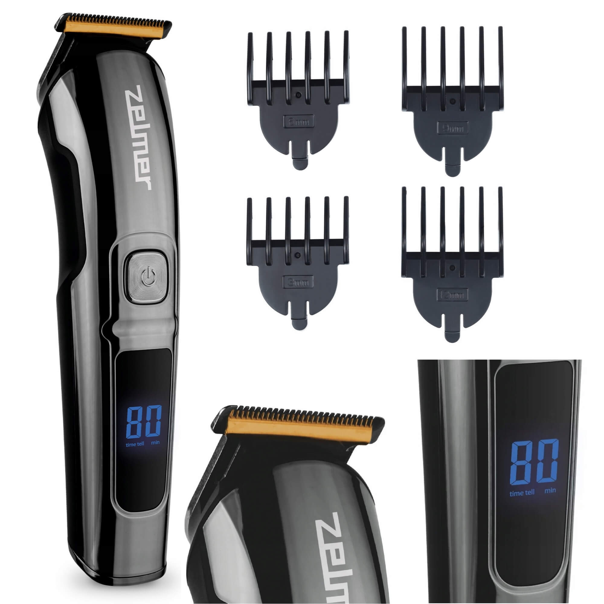 Trymer ZELMER golarka do włosów i brody bezprzewodowa wodoodporna