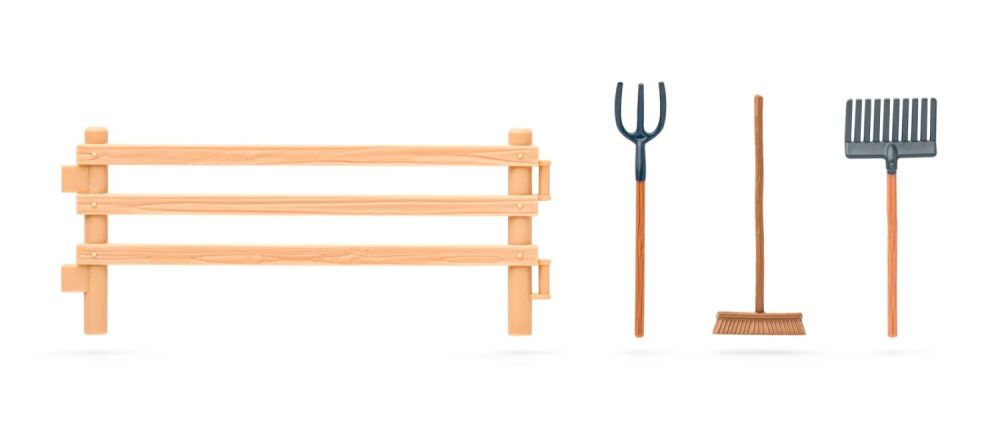 Zestaw Koni dla Dzieci Farma – 25 Elementów