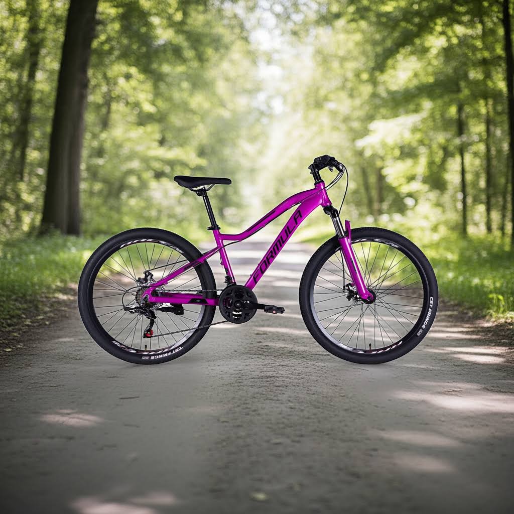 Rower górski MTB koła 26" rama 15" fioletowy