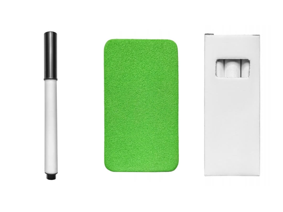 Tablica 3w1 magnetyczna suchościeralna kredowa Woody