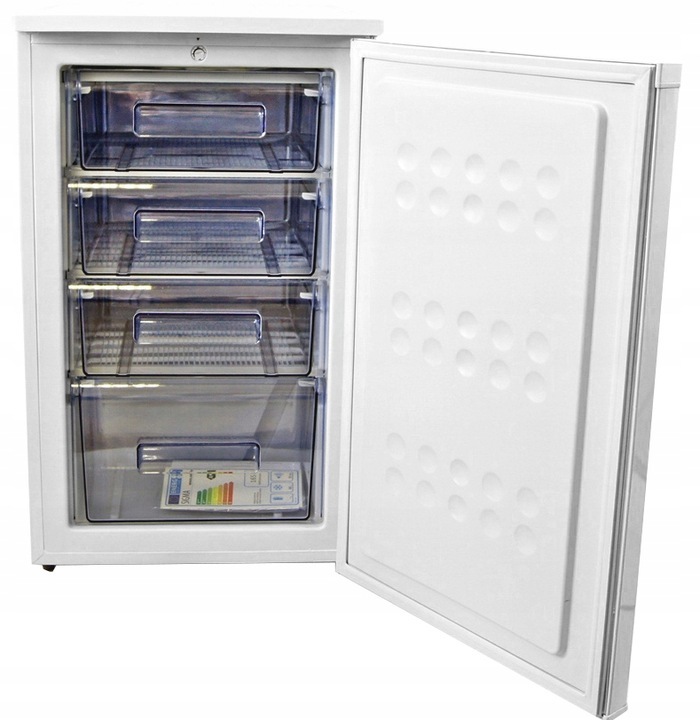 Zamrażarka szufladowa 4 szuflady 85l biała