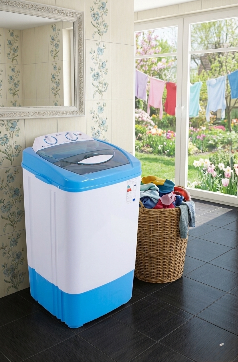 Pralka wirnikowa SIGMA w aranżacji domku